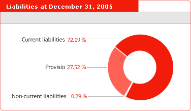 Liabilities at December 31, 2005