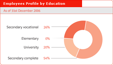 Employees Profile by Education