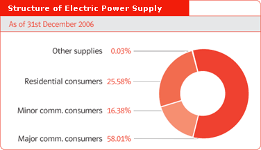 Structure of Electric Power Supply