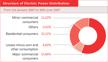 Structure of Electric Power Distribution